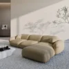 Echtleder L-Form Sofa Elara – Bild 11