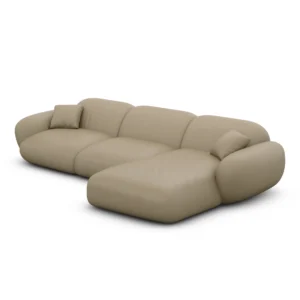 Echtleder L-Form Sofa Elara