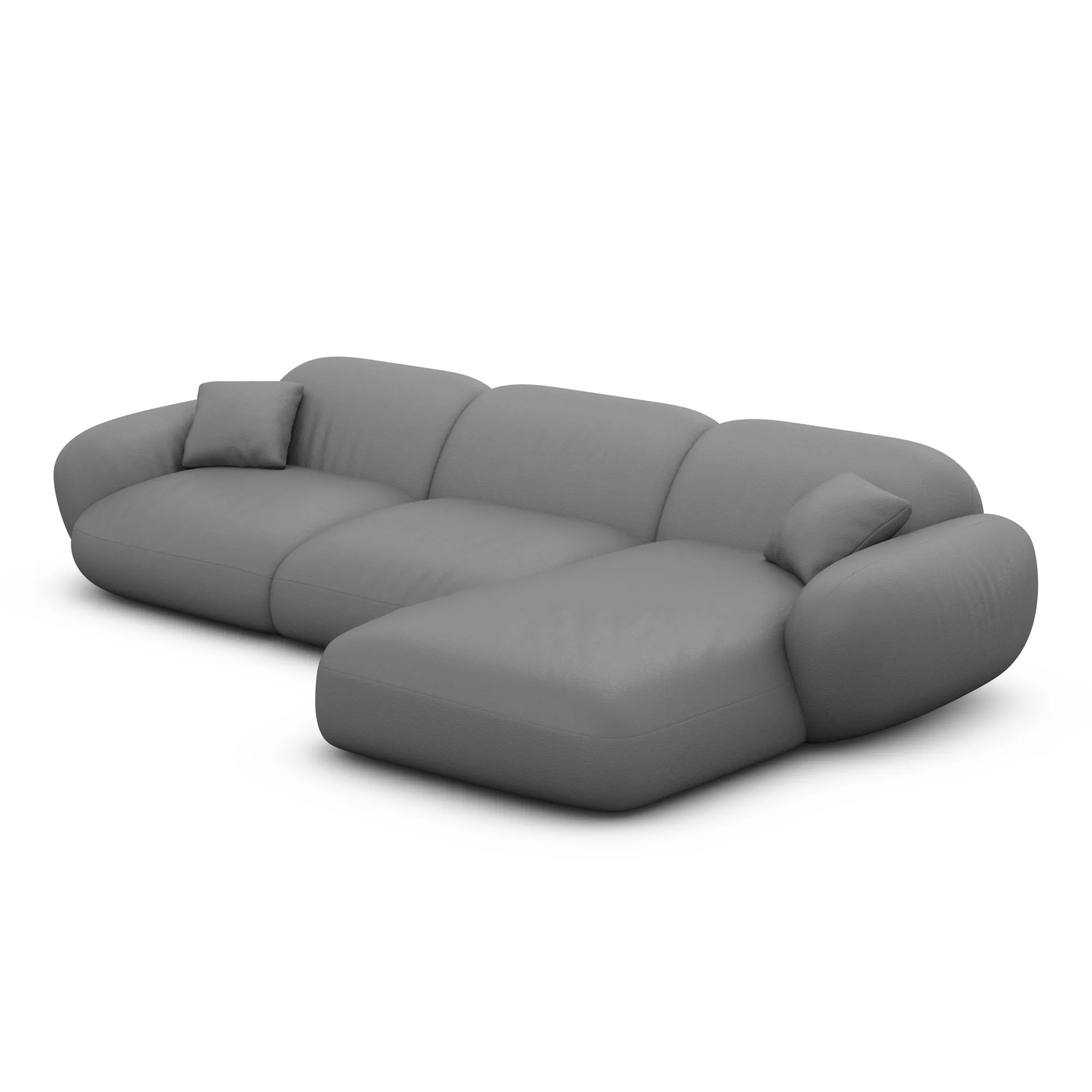 Echtleder L-Form Sofa Elara – Bild 35