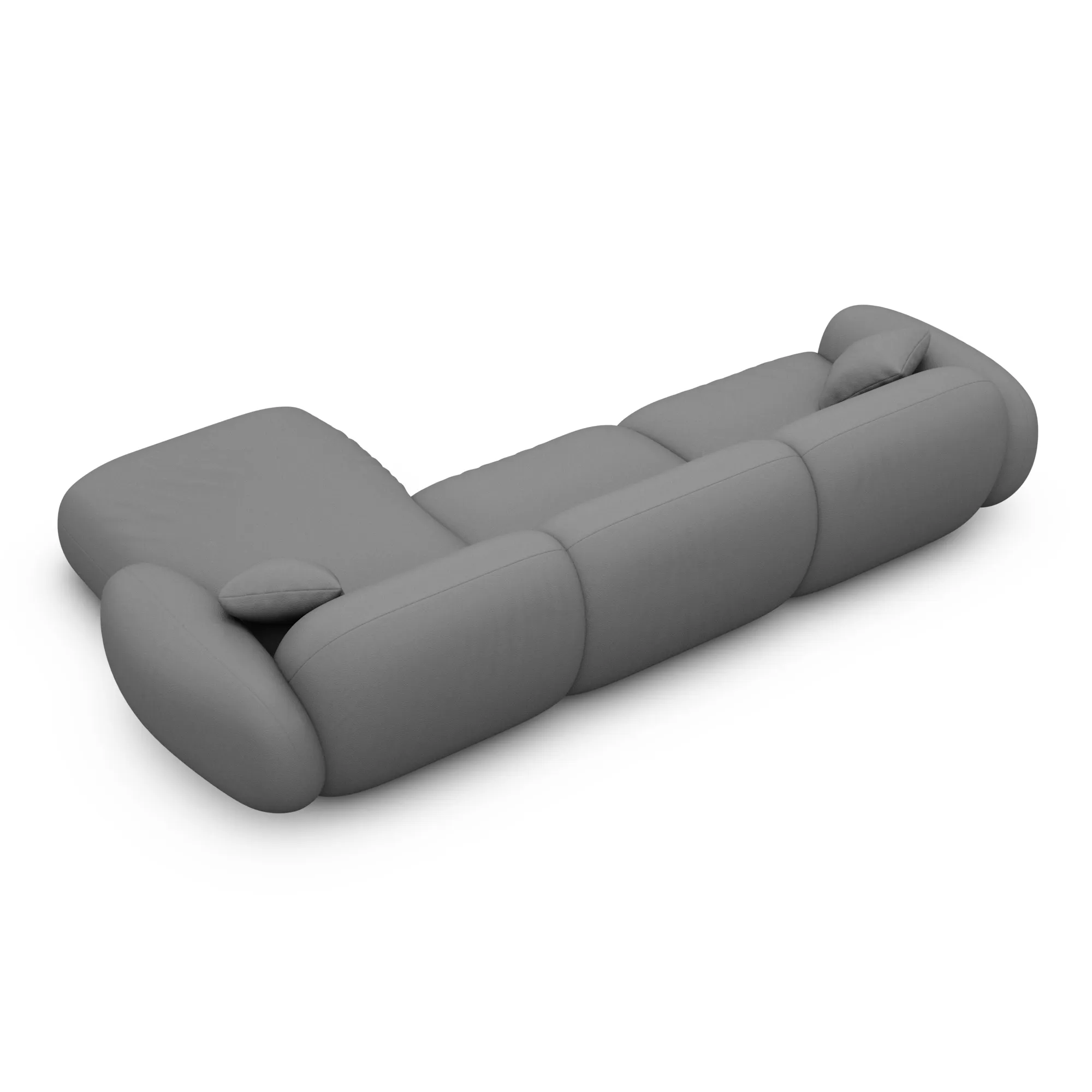 Echtleder L-Form Sofa Elara – Bild 37