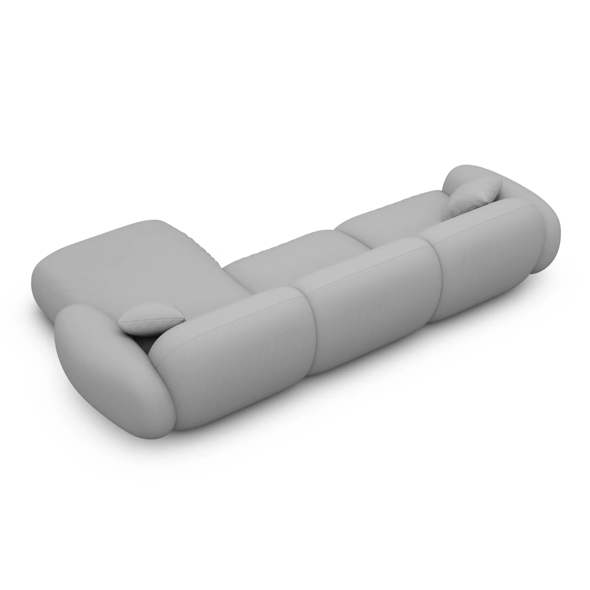 Echtleder L-Form Sofa Elara – Bild 40