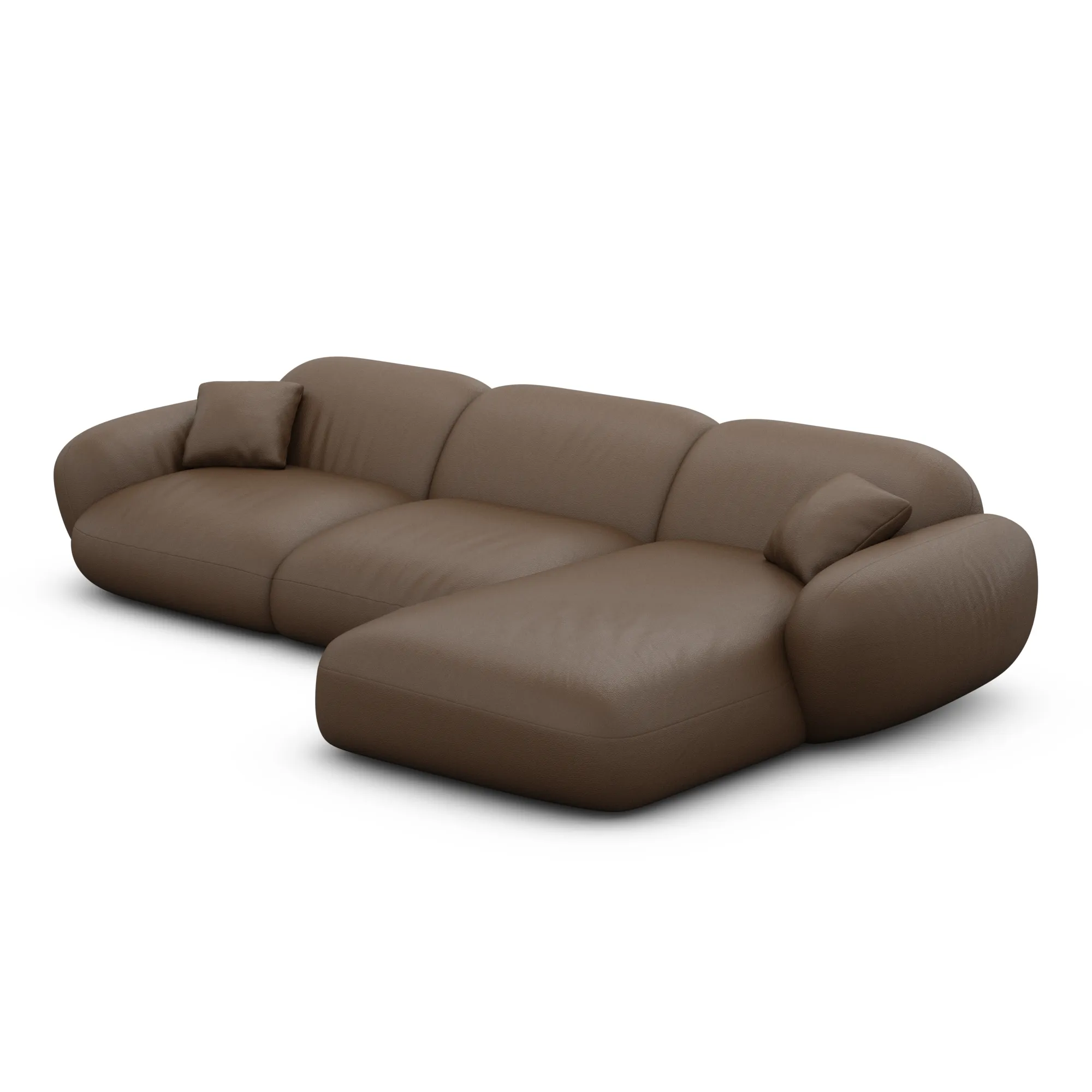 Kunstleder L-Form Sofa Elara – Bild 26