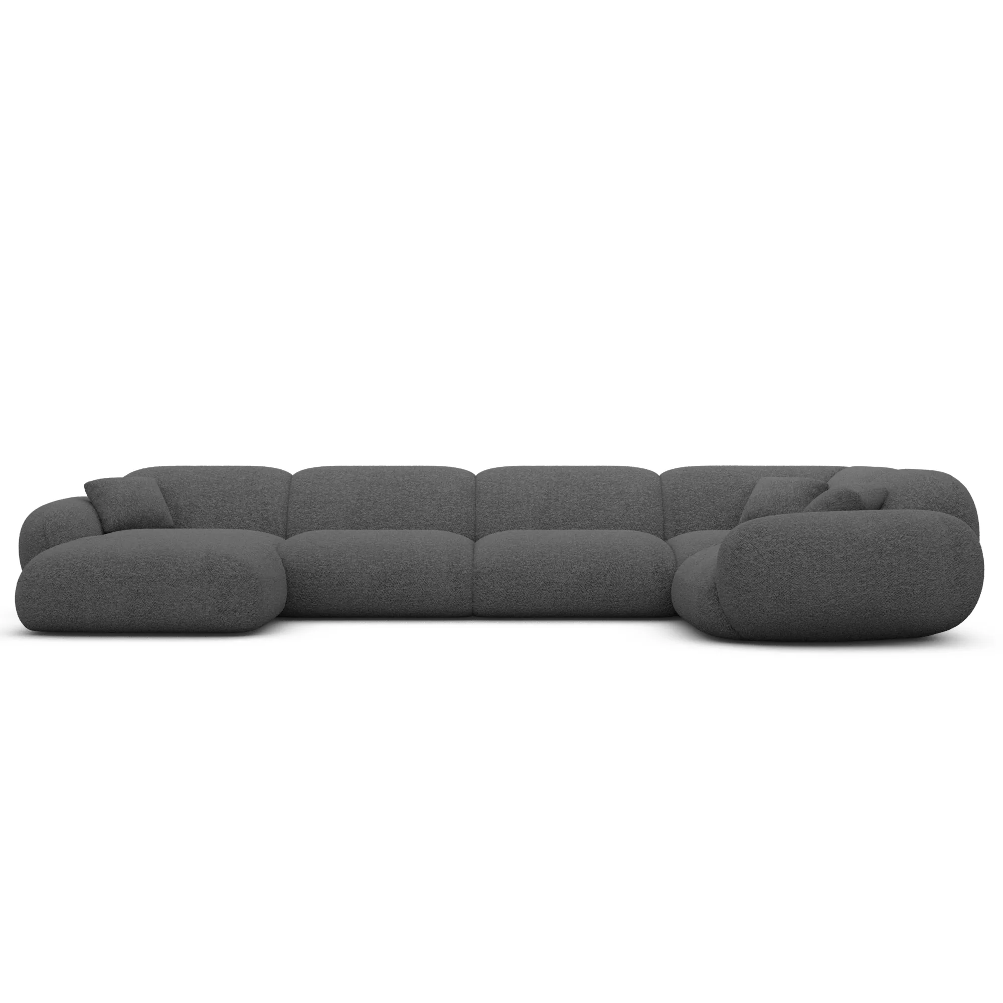 Bouclé U-Form XL Wohnlandschaft Elara – Bild 20