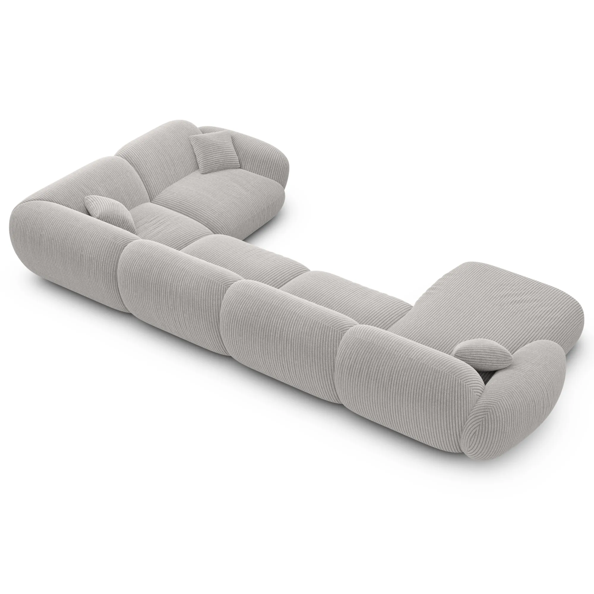 Cord U-Form XL Wohnlandschaft Elara – Bild 32