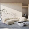Strukturstoff U-Form XL Wohnlandschaft Elara – Bild 14
