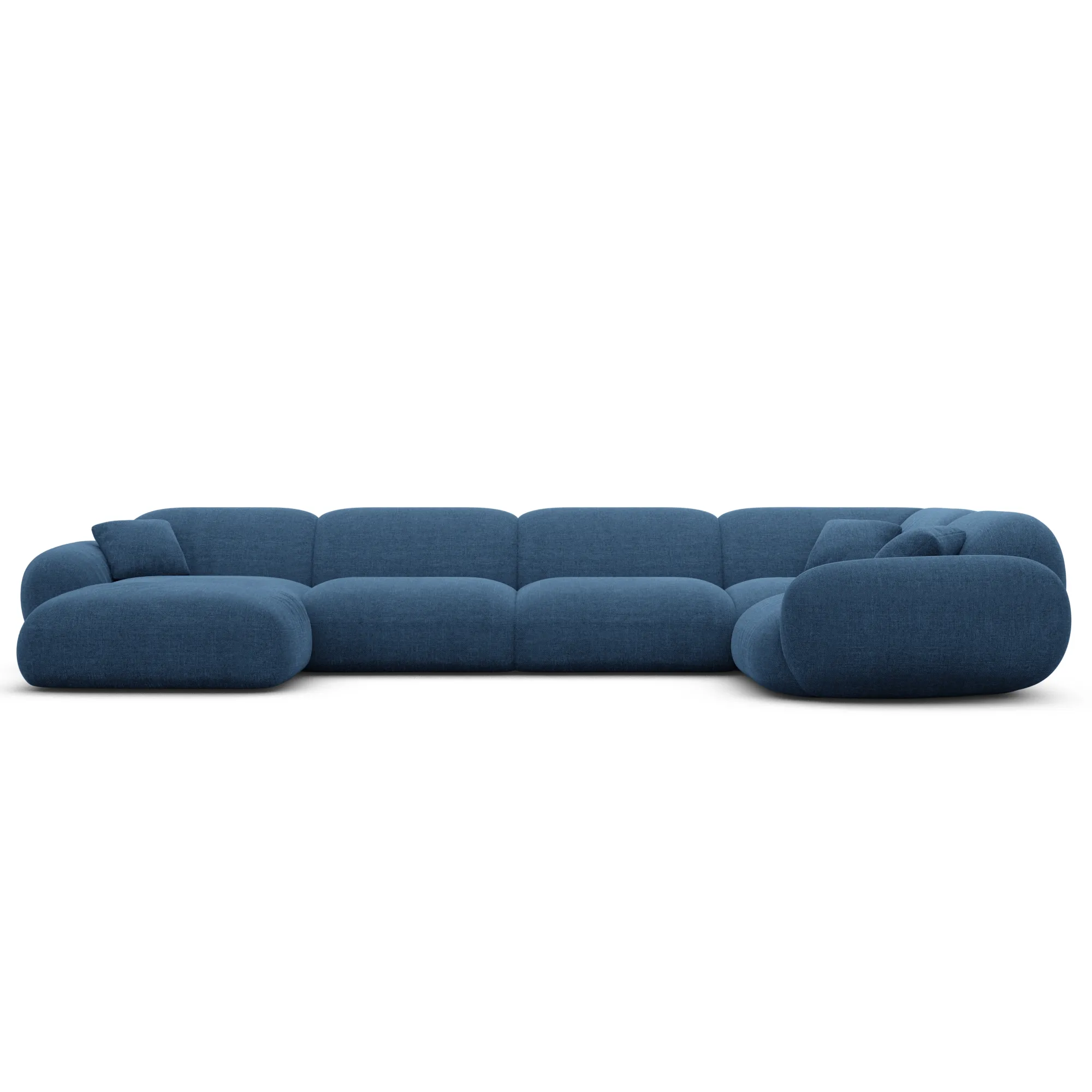 Strukturstoff U-Form XL Wohnlandschaft Elara – Bild 58