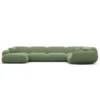 Strukturstoff U-Form XL Wohnlandschaft Elara – Bild 61