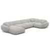 Strukturstoff U-Form XL Wohnlandschaft Elara – Bild 66