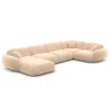 Samtstoff U-Form XL Wohnlandschaft Elara – Bild 79