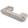 Samtstoff U-Form XL Wohnlandschaft Elara – Bild 39