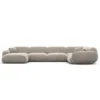 Samtstoff U-Form XL Wohnlandschaft Elara – Bild 41