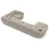 Samtstoff U-Form XL Wohnlandschaft Elara – Bild 42