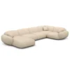Echtleder U-Form XL Wohnlandschaft Elara – Bild 26