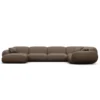 Echtleder U-Form XL Wohnlandschaft Elara – Bild 39