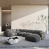 Bouclé U-Form XL Wohnlandschaft Elara – Bild 4