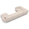 Strukturstoff U-Form XL Wohnlandschaft Elara – Bild 77