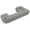 Strukturstoff U-Form XL Wohnlandschaft Elara – Bild 35