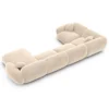 Samtstoff U-Form XL Wohnlandschaft Elara – Bild 54