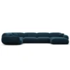 Samtstoff U-Form XL Wohnlandschaft Elara – Bild 65