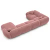 Samtstoff U-Form XL Wohnlandschaft Elara – Bild 69