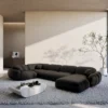 Echtleder U-Form XL Wohnlandschaft Elara – Bild 7