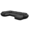 Echtleder U-Form XL Wohnlandschaft Elara – Bild 53