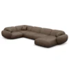 Echtleder U-Form XL Wohnlandschaft Elara – Bild 62