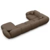 Echtleder U-Form XL Wohnlandschaft Elara – Bild 64