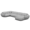Echtleder U-Form XL Wohnlandschaft Elara – Bild 20