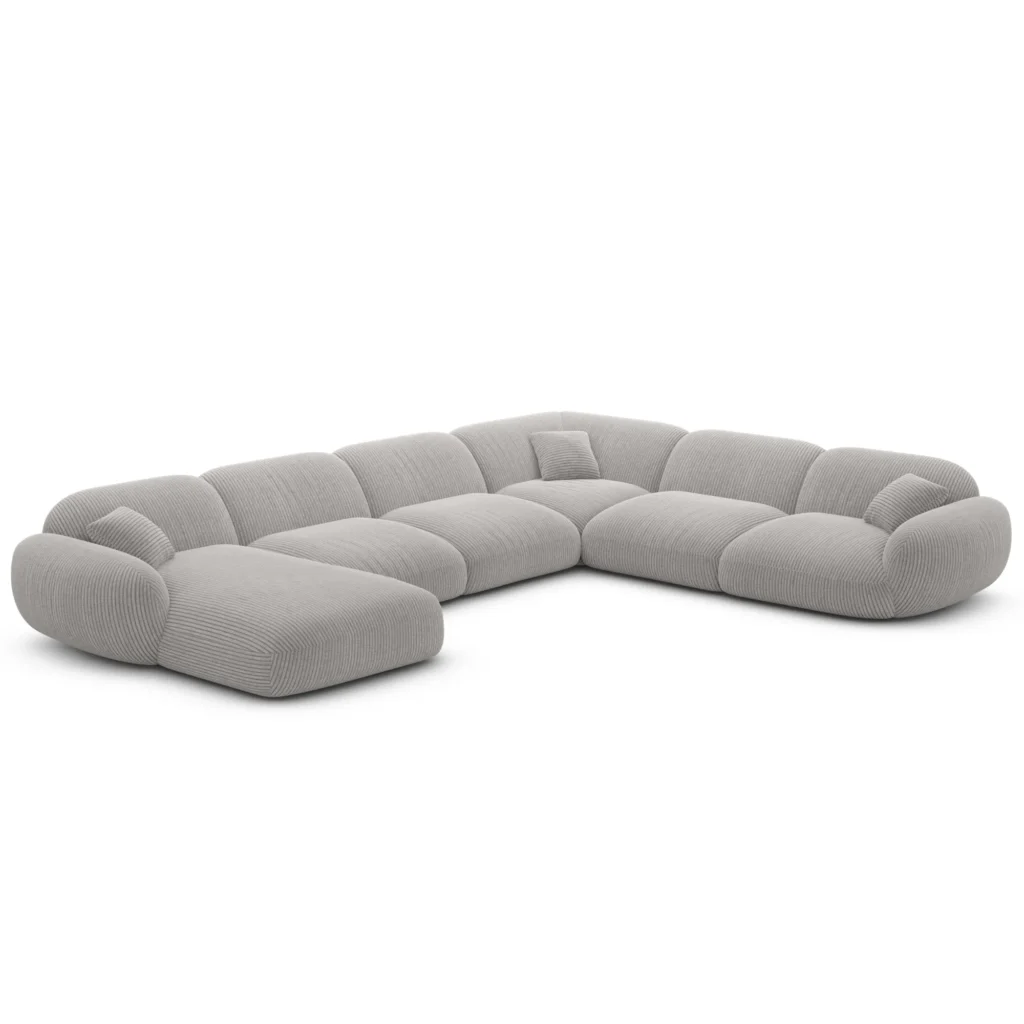 Cord U-Form XXL Wohnlandschaft Elara
