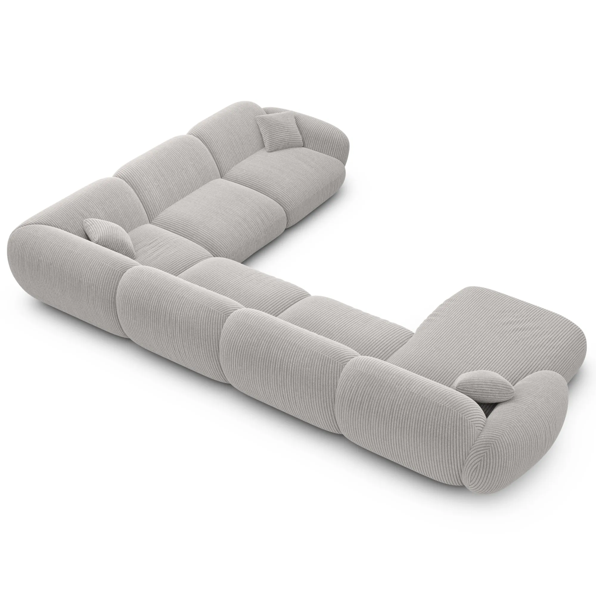 Cord U-Form XXL Wohnlandschaft Elara – Bild 32