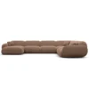 Strukturstoff U-Form XXL Wohnlandschaft Elara – Bild 76
