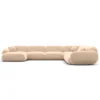 Samtstoff U-Form XXL Wohnlandschaft Elara – Bild 56