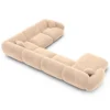 Samtstoff U-Form XXL Wohnlandschaft Elara – Bild 57