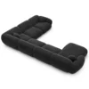 Samtstoff U-Form XXL Wohnlandschaft Elara – Bild 60