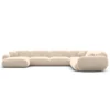 Samtstoff U-Form XXL Wohnlandschaft Elara – Bild 65