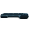 Samtstoff U-Form XXL Wohnlandschaft Elara – Bild 77