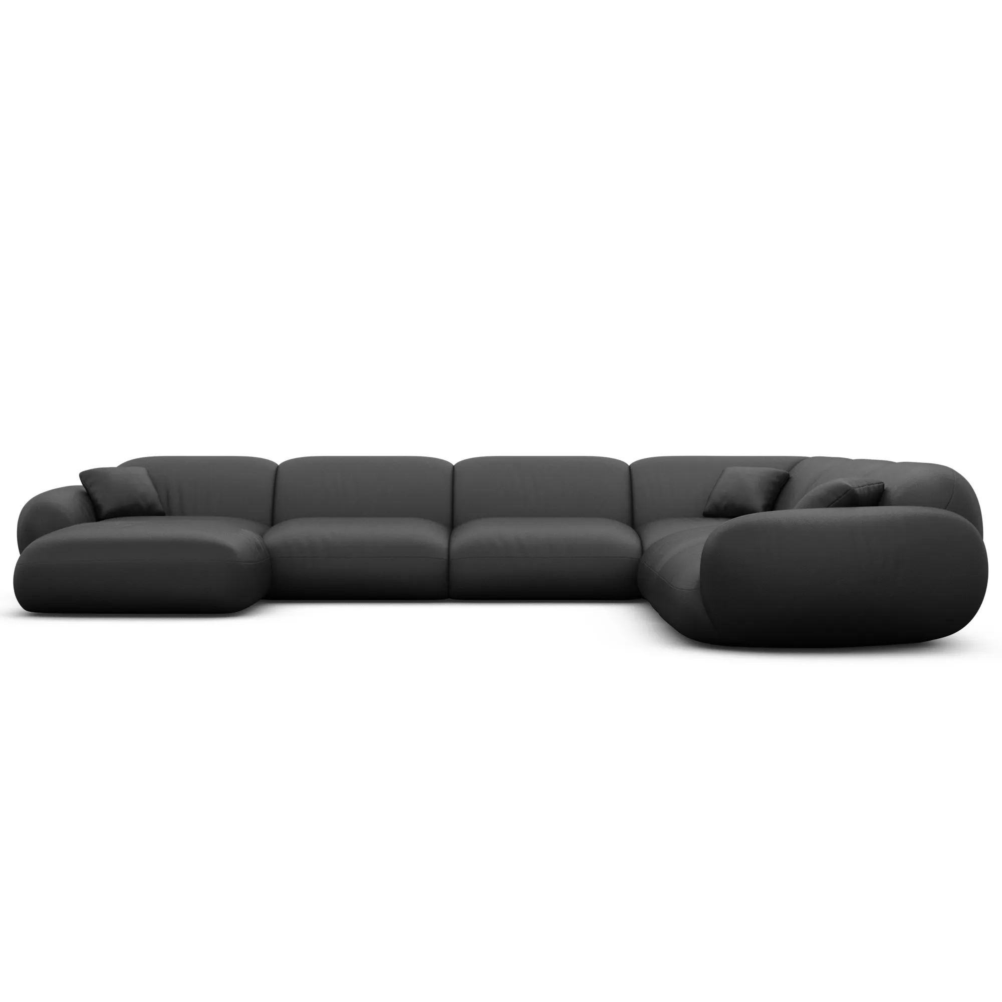 Kunstleder U-Form XXL Wohnlandschaft Elara – Bild 24