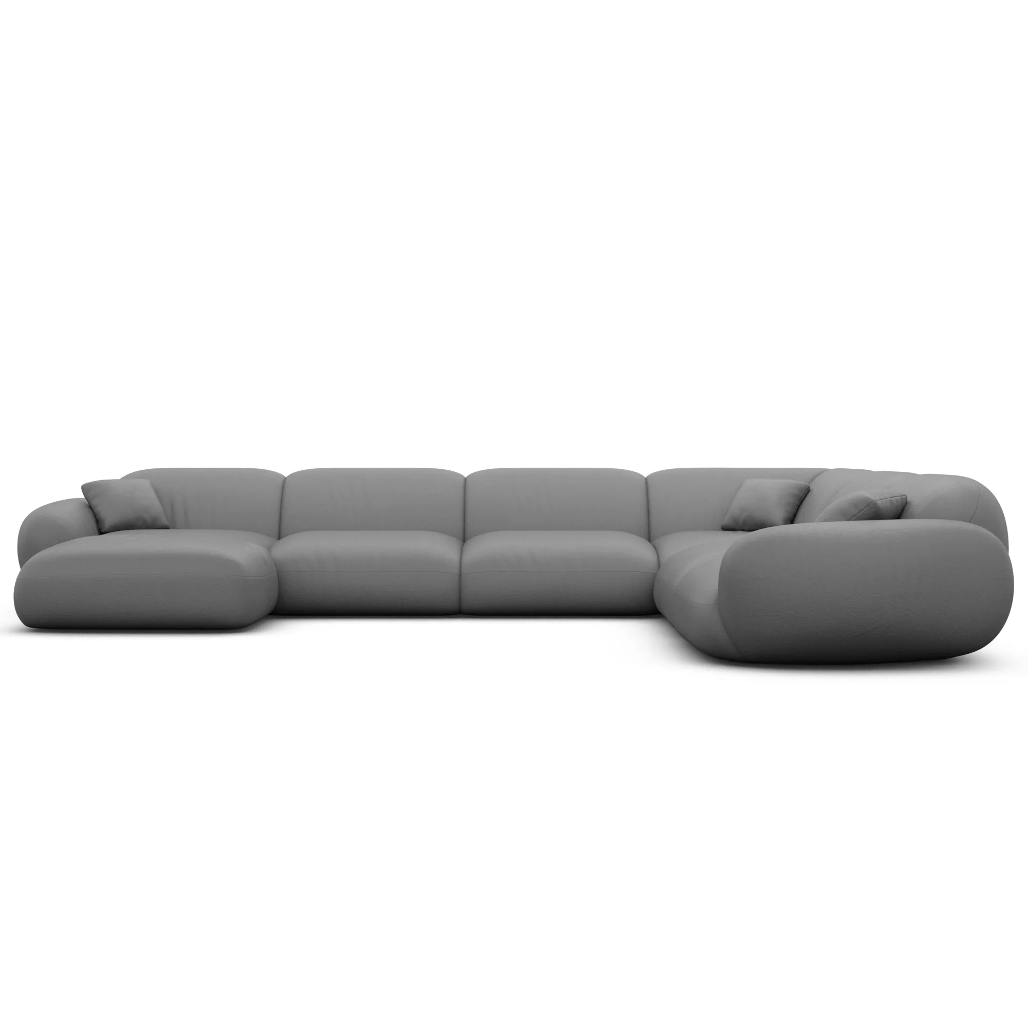 Kunstleder U-Form XXL Wohnlandschaft Elara – Bild 36
