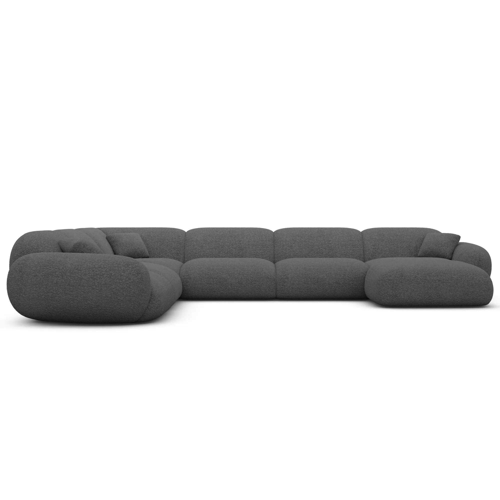 Bouclé U-Form XXL Wohnlandschaft Elara – Bild 17