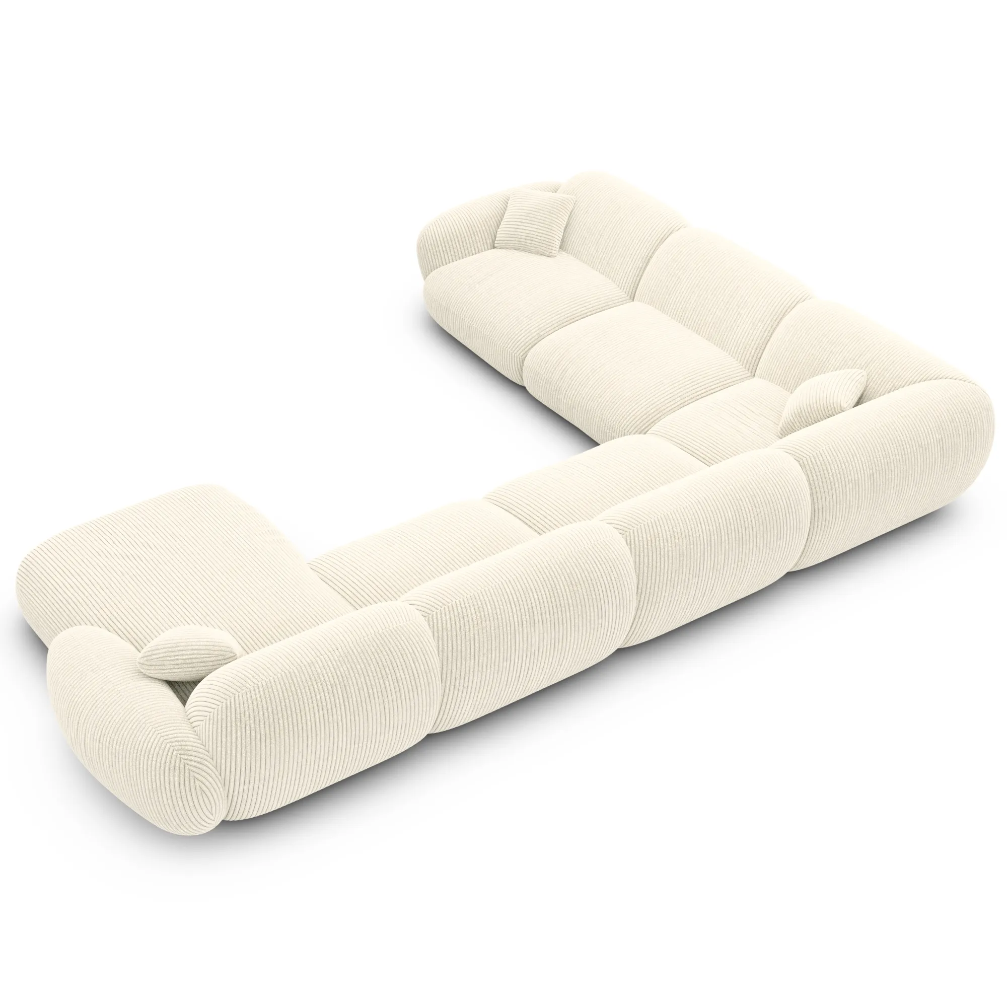 Cord U-Form XXL Wohnlandschaft Elara – Bild 17