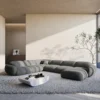 Strukturstoff U-Form XXL Wohnlandschaft Elara – Bild 20