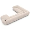 Strukturstoff U-Form XXL Wohnlandschaft Elara – Bild 41