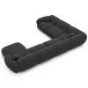 Strukturstoff U-Form XXL Wohnlandschaft Elara – Bild 44