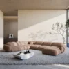 Strukturstoff U-Form XXL Wohnlandschaft Elara – Bild 3