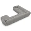 Strukturstoff U-Form XXL Wohnlandschaft Elara – Bild 59