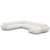 Strukturstoff U-Form XXL Wohnlandschaft Elara – Bild 63