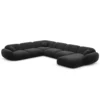 Samtstoff U-Form XXL Wohnlandschaft Elara – Bild 94