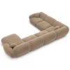 Samtstoff U-Form XXL Wohnlandschaft Elara – Bild 27