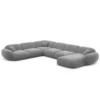 Samtstoff U-Form XXL Wohnlandschaft Elara – Bild 31